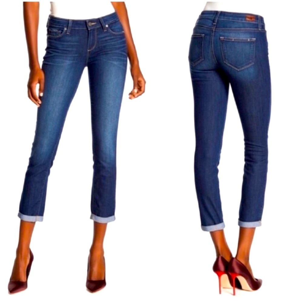 Paige Kylie Crop Roll Up Jeans